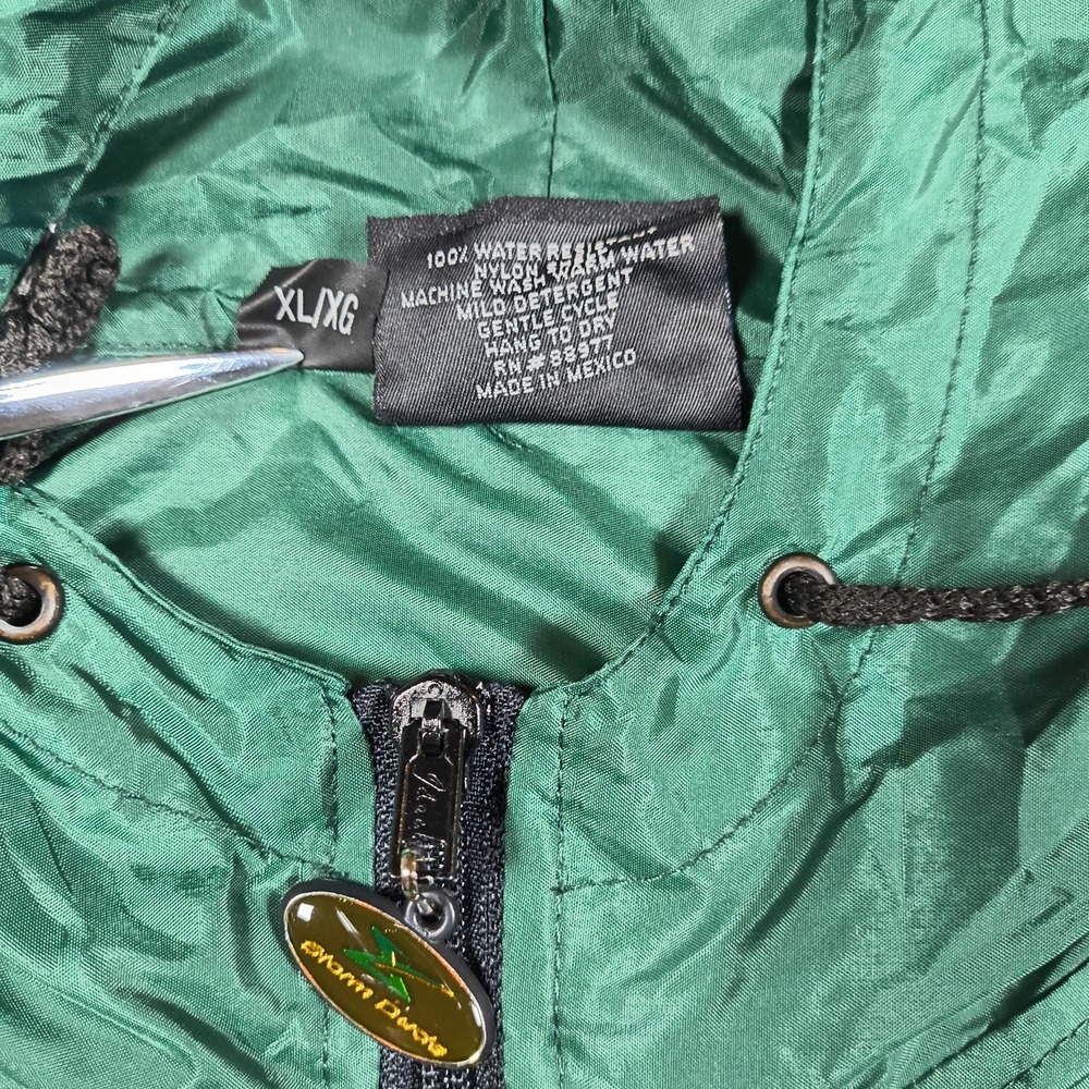 Vintage Dartmouth Storm Duds Rain Jacket Men XL Anorak Packable Pullover New - Picture 8 of 16